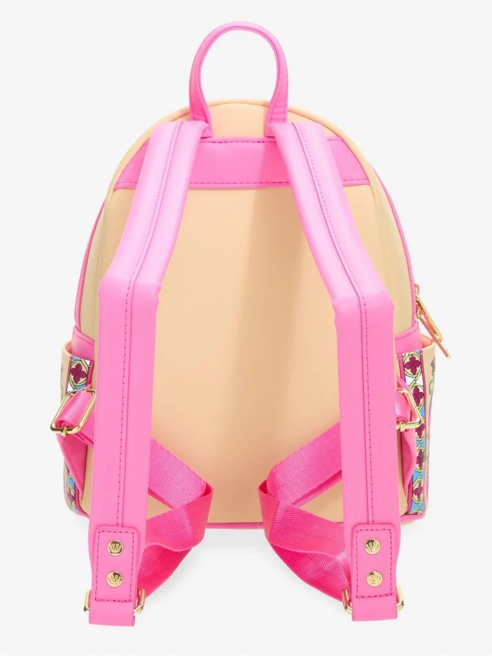 Loungefly Pink Cream Sleeping Beauty Stained Glass Mini Backpack